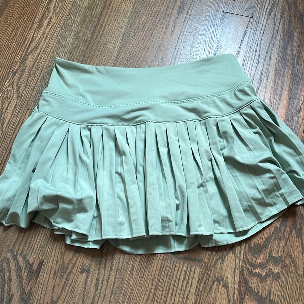 Gold Hinge Mint Green Skirt